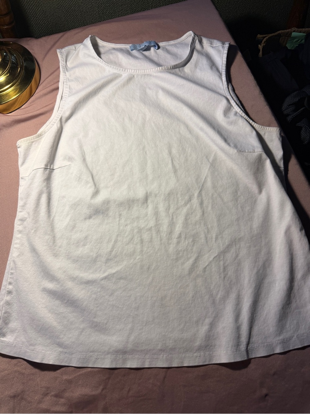 ANTONIO MELANI White Sleeveless Tank Top